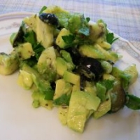 Image of Avocado Salad With Olives Artichokes Amp Parsley Recipe, Group Recipes