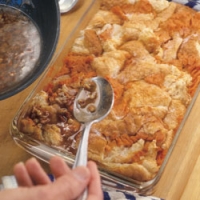 Image of Sweet Potato Bread Pudding With Praline Sauce Recipe, Group Recipes