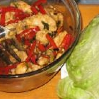 Image of Thai Chicken Lettuce Wraps Recipe, Group Recipes