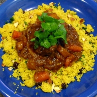 Image of Spiced Apricot Lamb Tagine With Couscous Recipe, Group Recipes