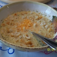 Image of Broccoli And Three Cheeses Soup Recipe, Group Recipes
