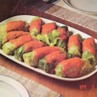 Image of Stuffed Cabbage Rolls With Sauce Recipe, Group Recipes
