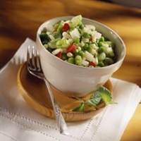 Image of White Corn With Baby Peas Salad Recipe, Group Recipes