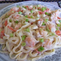 Image of Creamy Seafood Pasta With Feta Cheese Recipe, Group Recipes