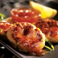 Image of Crab Cakes With Apricot Sauce Recipe, Group Recipes