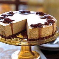 Image of Pumpkin Cheesecake With Maple-bourbon Sauce Recipe, Group Recipes