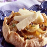 Image of Cheddar Apple Tarts With Apricot-mint Glaze Recipe, Group Recipes