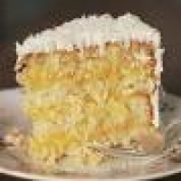 Image of Lemon Filled Cake With Coconut Frosting Recipe, Group Recipes