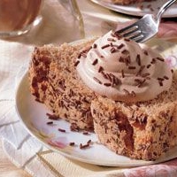 Image of Mocha Latte Angel Cake Recipe, Group Recipes