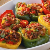 Image of Stuffed Sweet Peppers Recipe, Group Recipes