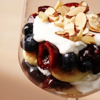 Image of Indiviual Cherry-blueberry Trifle Recipe, Group Recipes
