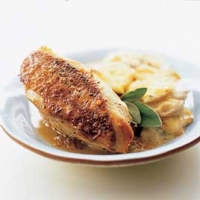 Image of Pan-roasted Chicken Breasts With Sweet-tart Red Wine Sauce Recipe, Group Recipes