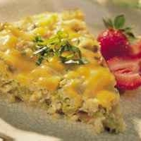 Image of Cheesy Egg And Rice Bake Recipe, Group Recipes