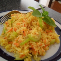 Carrot Zucchini Rice Pilaf Recipe