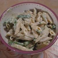 Image of Asparagus, Spinach, Goat Cheese Pasta Recipe, Group Recipes