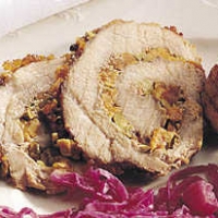 Image of Rolled Pork With Apricot-pistachio Filling Recipe, Group Recipes
