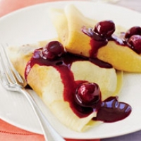 Image of Cherry Crepes Recipe, Group Recipes
