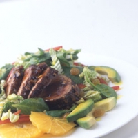 Image of Island Pork Tenderloin Salad Recipe, Group Recipes