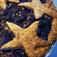 Image of Honeyed Date Blueberry Pie Recipe, Group Recipes