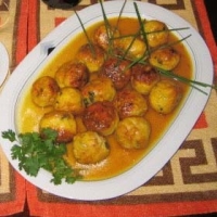 Image of Albondigas Al Azafran - Meatballs In Saffron Tomato Sauce Recipe, Group Recipes