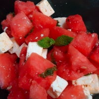 Image of Watermelon, Feta & Mint Salad Recipe, Group Recipes