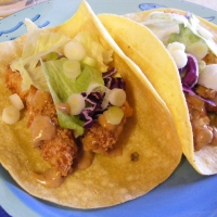 Image of Crispy Fried Fish Tacos Recipe, Group Recipes