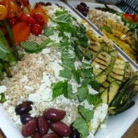 Image of Toasted Israeli Couscous Salad With Grilled Summer Vegetables Recipe, Group Recipes