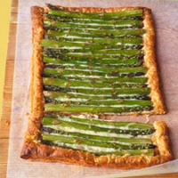 Image of Asparagus Gruyere Tart Recipe, Group Recipes
