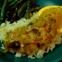 Image of Zesty Orange Chicken With Orange Infused Basmati Rice Recipe, Group Recipes