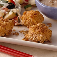 Image of Crunchy Chicken Chunks With Thai Peanut Sauce Recipe, Group Recipes