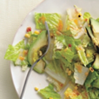 Image of Romaine Grilled Avocado And Smoky Corn Salad With Chipotle Caesar Dressing Recipe, Group Recipes
