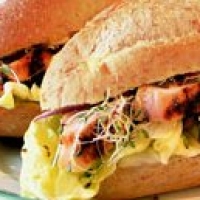 Image of Asian Chicken Sandwich Recipe, Group Recipes