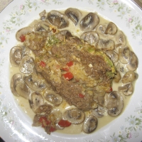 Image of Cheddar Broccoli Beef Terrine With Mushroom Gravy Recipe, Group Recipes