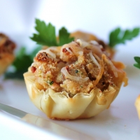 Image of Seafood Stuffing Cups Recipe, Group Recipes