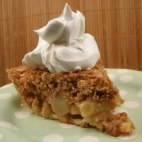 Image of Pear Raspberry Coconut Crumble Pie Recipe, Group Recipes
