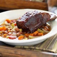 Image of Prairie-style Bean Soup With Beef Ribs Recipe, Group Recipes