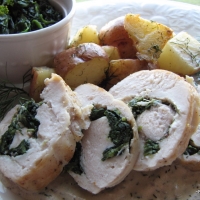 Image of Spinach Cream Cheese Stuffed Chicken Breasts Recipe, Group Recipes