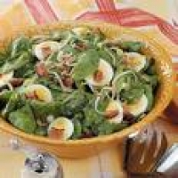 Image of Oriental Spinach Salad Recipe, Group Recipes