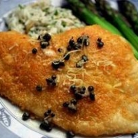 Image of Parmesan Crusted Sole W Lemon Capers Recipe, Group Recipes