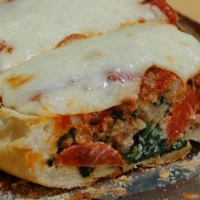 Image of Easy French Loaf  White And Red Sauce Pizza Recipe, Group Recipes