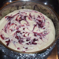 Image of Anniversary White Chocolate Raspberry Cheesecake Recipe, Group Recipes