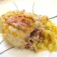 Image of Baked Chicken With Dried Beef Recipe, Group Recipes