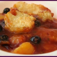 Image of Peach-apricot-blueberry Cobbler Recipe, Group Recipes