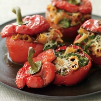 Image of Roasted-pepper-pasta-stuffed Peppers Recipe, Group Recipes