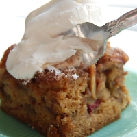 Image of Rhubarb Crumb Cake Recipe, Group Recipes