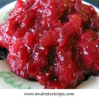 Image of Autumny Apple Cranberry Ginger Chutney Recipe, Group Recipes