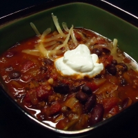 Image of Beef & Bean Chili In A Crock Pot Recipe, Group Recipes