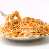 Image of Angel Hair Pasta With Shrimp Crab Sauce Recipe, Group Recipes