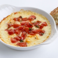 Image of Baked Provolone With Tomatoes,marjoram And Balsamic Recipe, Group Recipes