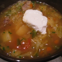 Image of Winter Borscht With Brisket Recipe, Group Recipes